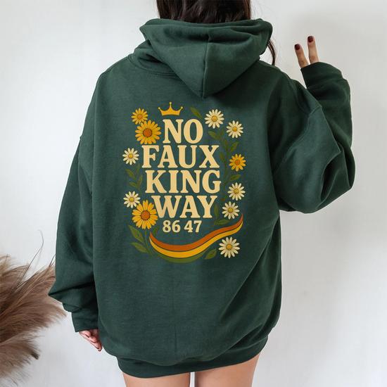 No Faux King Way 8647 Resist 70S Retro Floral Womens Women