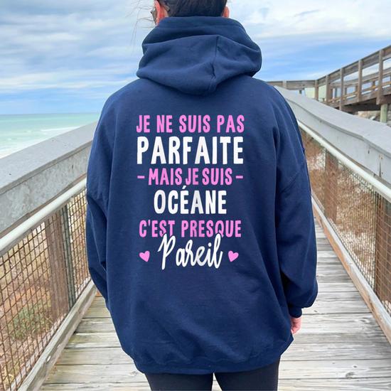 Sweat à Capuche Noël Moche Personnalisé – Prénom ZELDA – Cadeau Fun & Original Pour Famille & Amis