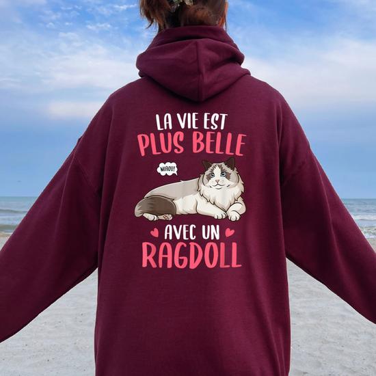 Sweat à Capuche Avec Poche Pour Chat/chien - Polaire Douce - Pour Transporter Son Animal En Balade - Taille Oversize