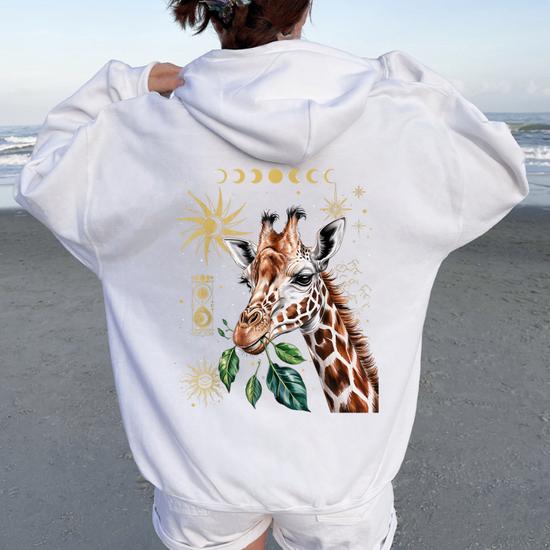 Sweat à Capuche Lipsy Imprimé Animal - Femme Taille S - Polaire Doublée